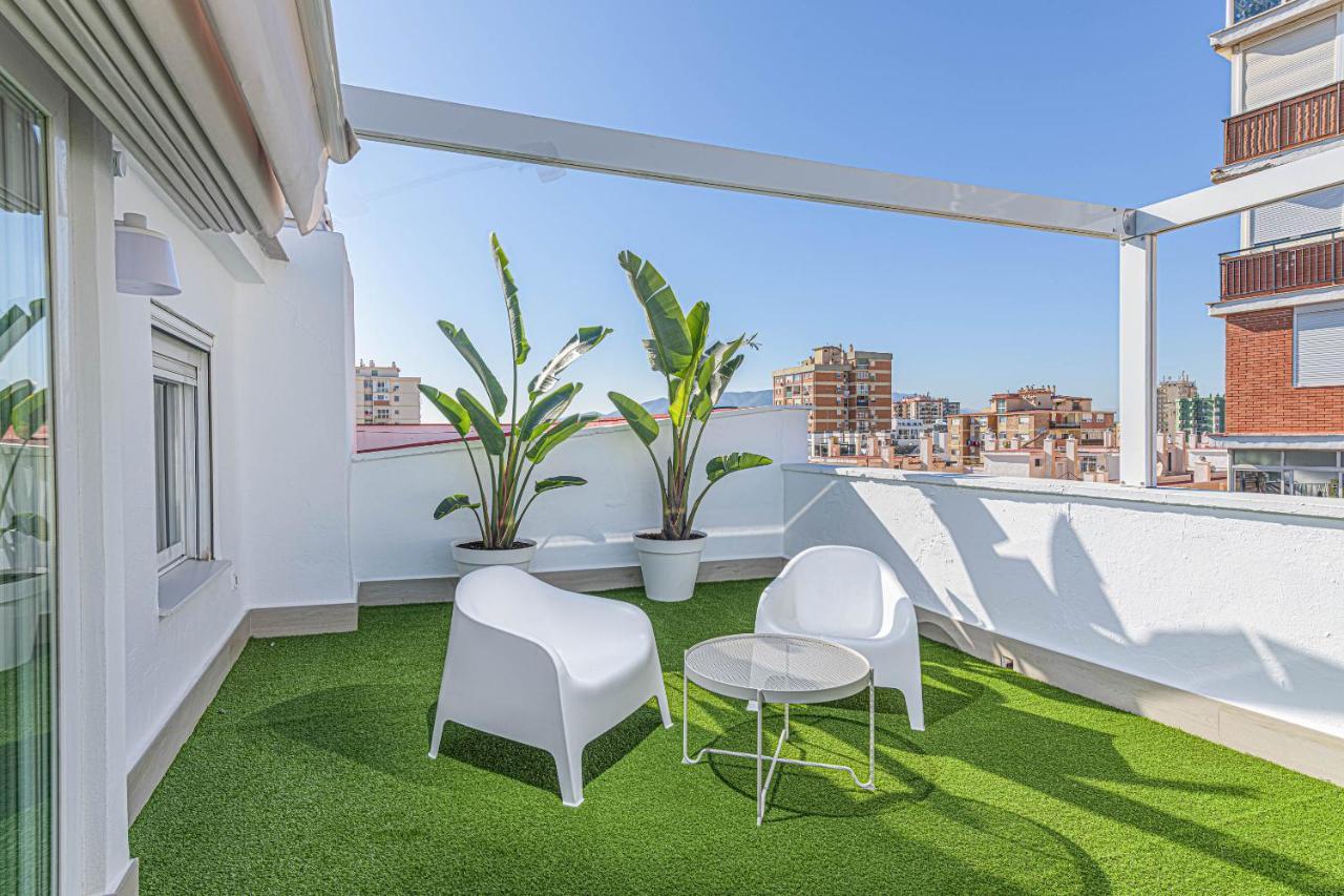 Wintowinrentals Exclusivo Atico Cerca De La Playa. Málaga Eksteriør billede