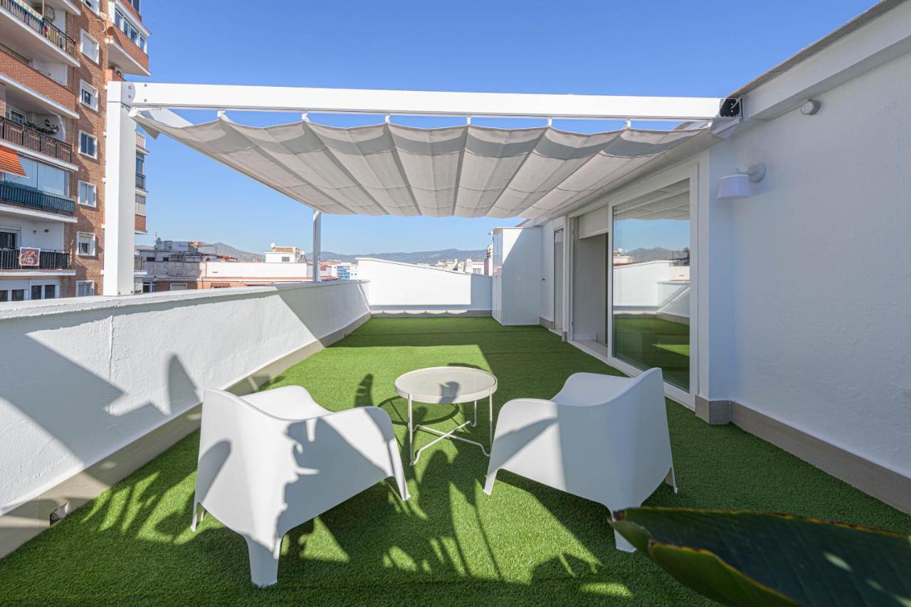 Wintowinrentals Exclusivo Atico Cerca De La Playa. Málaga Eksteriør billede